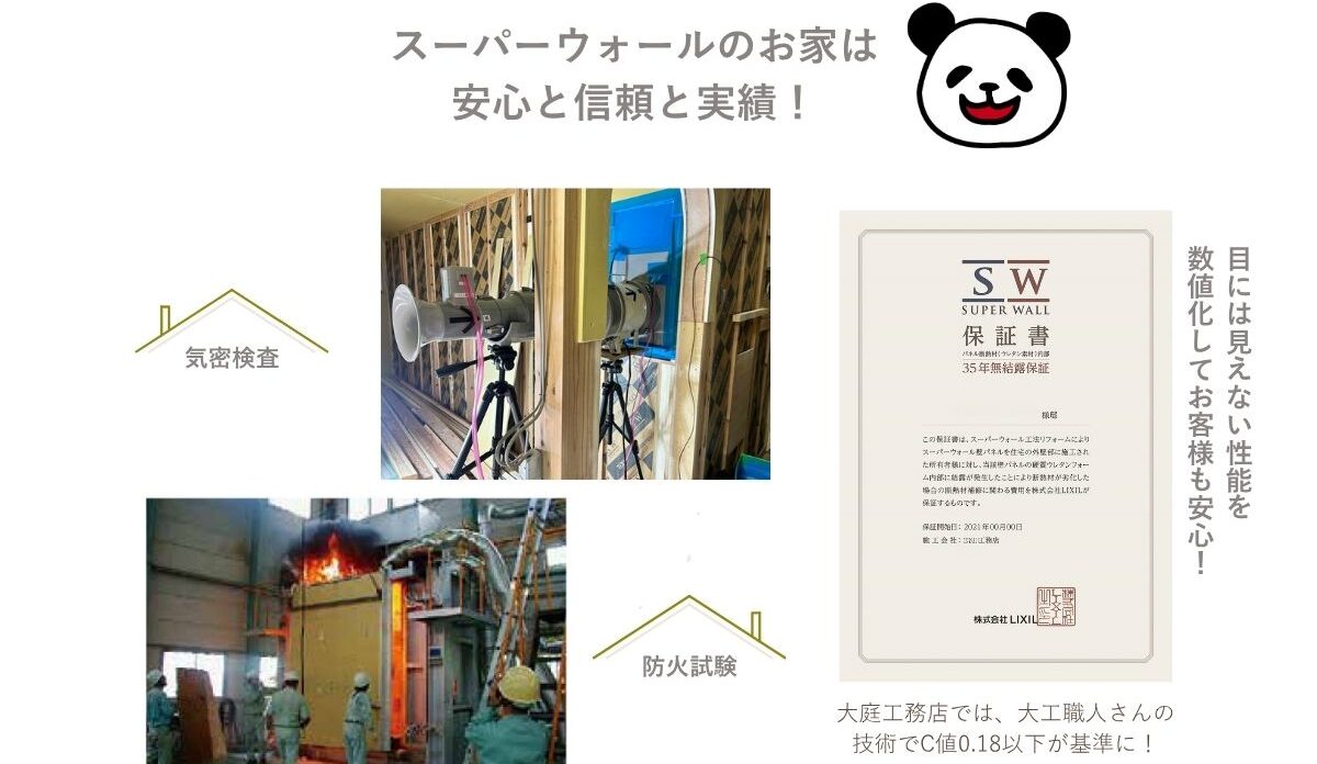 ー保証・証明ー　安心と信頼を約束します　