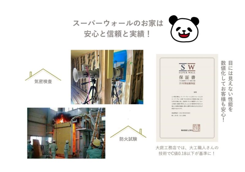 ー保証・証明ー　安心と信頼を約束します　